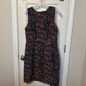 JCrew Floral Jacquard Dress